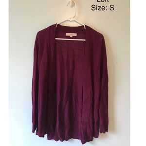 Loft Open Front Cardigan